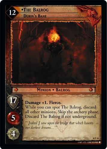 The Balrog, Durin's Bane (P) (0P10)