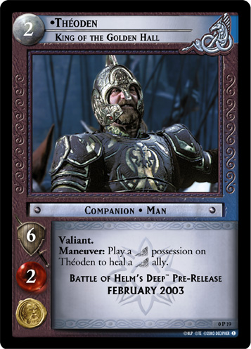 Theoden, King of the Golden Hall (P) (0P19)