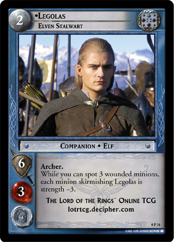 Legolas, Elven Stalwart (P) (0P24)
