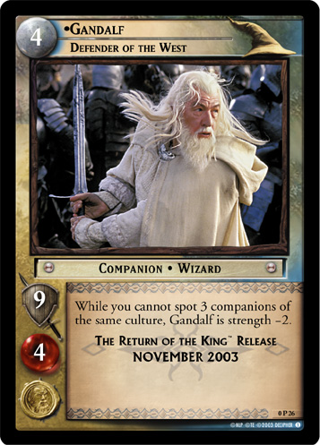 Gandalf, Defender of the West (P) (0P26)