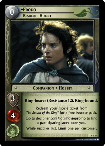 Frodo, Resolute Hobbit (P) (0P27)