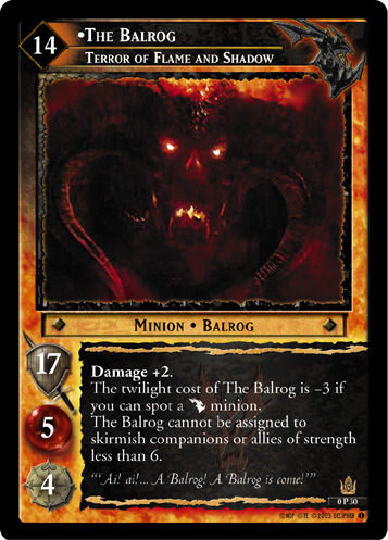 The Balrog, Terror of Flame and Shadow (P) (0P30)