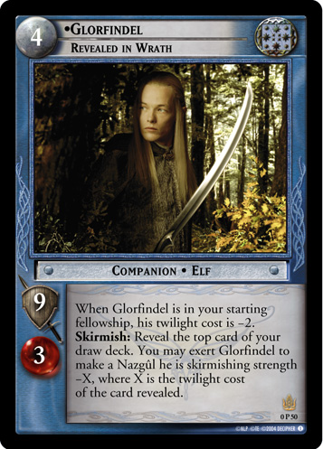 Glorfindel, Revealed in Wrath (P) (0P50)