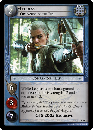Legolas, Companion of the Ring (P) (0P87)