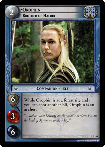 Orophin, Brother of Haldir (P) (0P101)