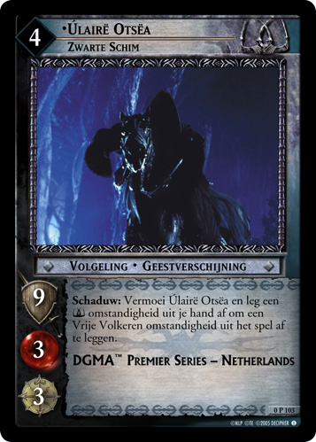 Ulaire Otsea, Zwarte Schim (P) (0P103)