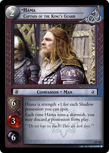 Hama, Captain of the King's Guard (P) (0P106)