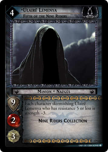 Ulaire Lemenya, Fifth of the Nine Riders (P) (0P112)