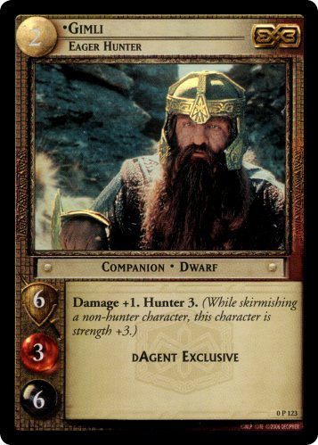Gimli, Eager Hunter (P) (0P123)