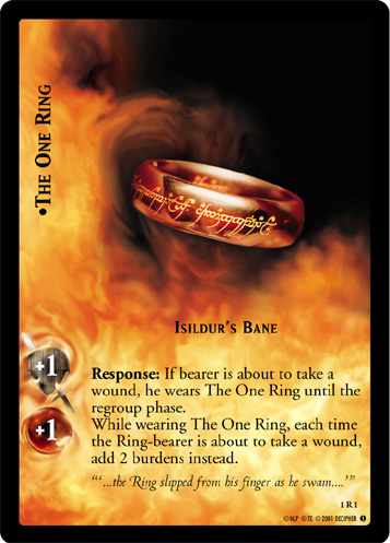 The One Ring, Isildur's Bane (1R1)