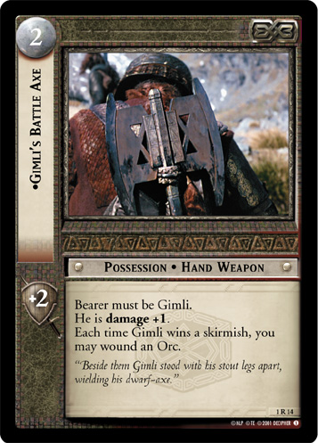 Gimli's Battle Axe (1R14)