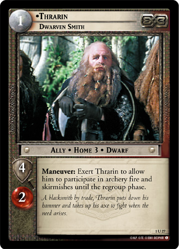 Thrarin, Dwarven Smith (1U27)