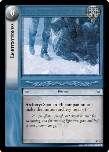 Lightfootedness (1C52)