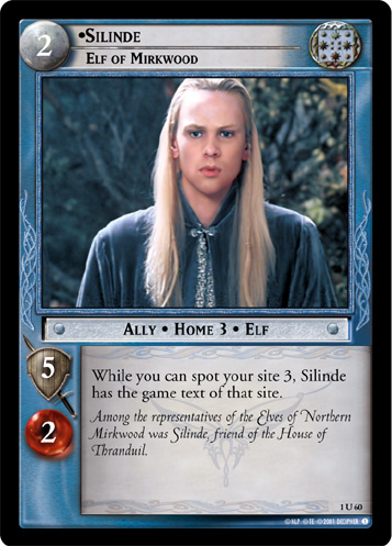 Silinde, Elf of Mirkwood (1U60)