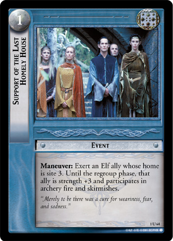 Support of the Last Homely House (1U64)