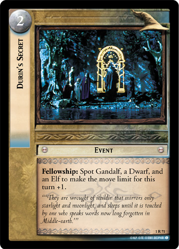 Durin's Secret (1R71)