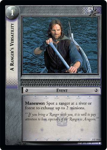 A Ranger's Versatility (1U113)