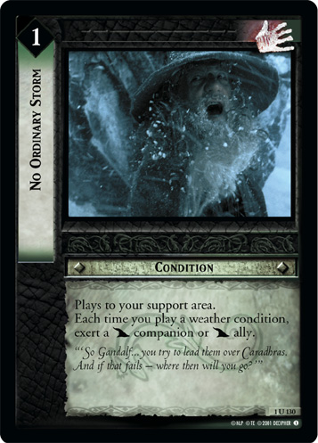 No Ordinary Storm (1U130)