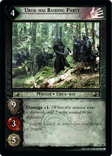Uruk-hai Raiding Party (1C158)