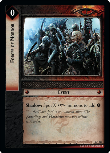 Forces of Mordor (1C248)