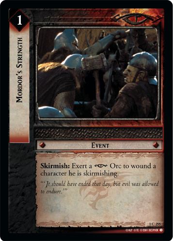 Mordor's Strength (1C255)