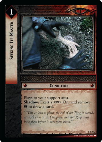 Seeking Its Master (1R276)