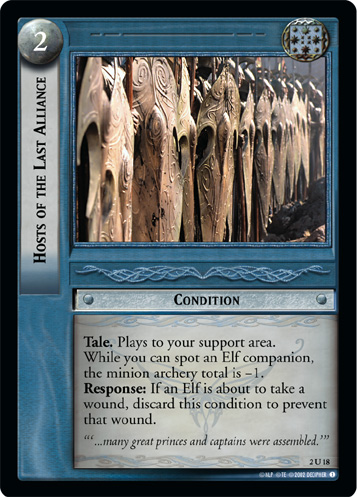 Hosts of the Last Alliance (2U18)