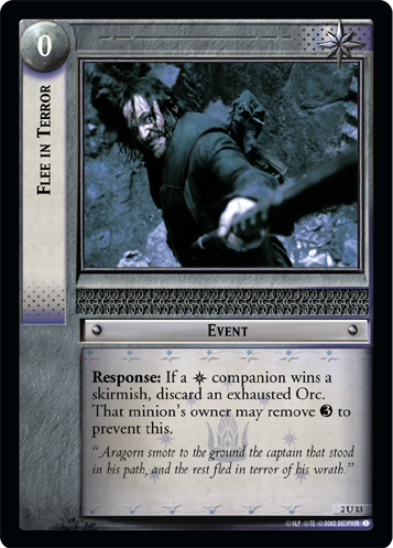 Flee in Terror (2U33)