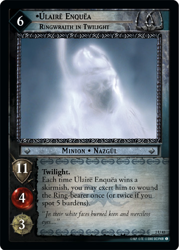 Ulaire Enquea, Ringwraith in Twilight (2U83)