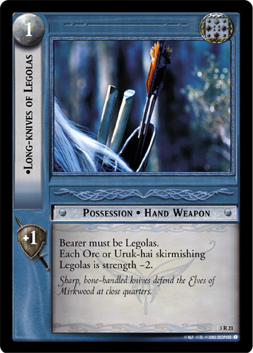 Long-knives of Legolas (3R21)