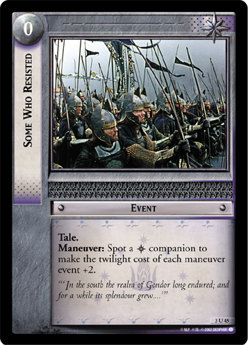 Some Who Resisted (3U45)