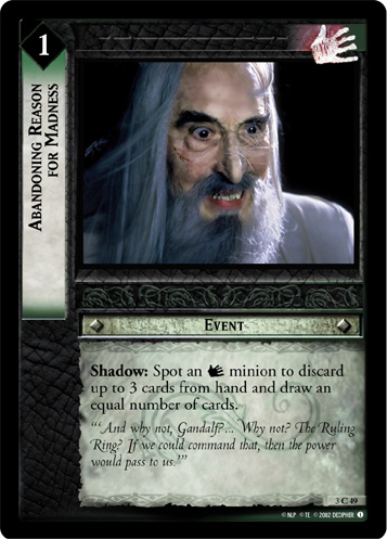 Abandoning Reason for Madness (3C49)