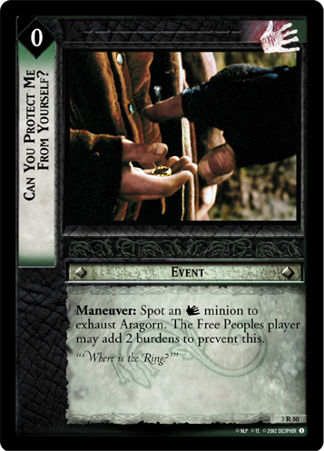 Can You Protect Me From Yourself? (3R50)