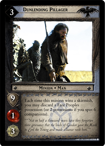 Dunlending Pillager (4U13)
