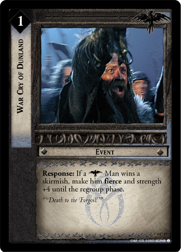 War Cry of Dunland (4C37)