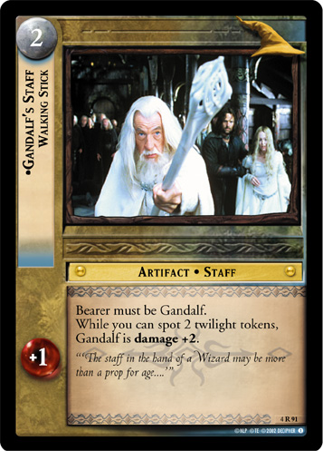 Gandalf's Staff, Walking Stick (4R91)