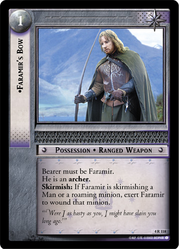 Faramir's Bow (4R118)
