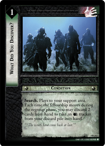 What Did You Discover? (4R213)