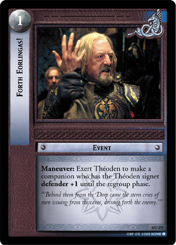 Forth Eorlingas! (4U275)