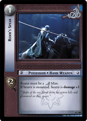 Rider's Spear (4C288)