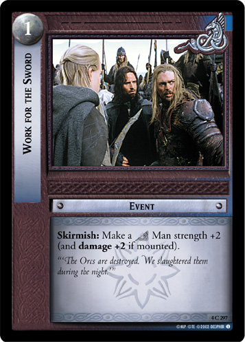 Work for the Sword (4C297)