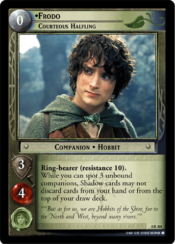 Frodo, Courteous Halfling (4R301)