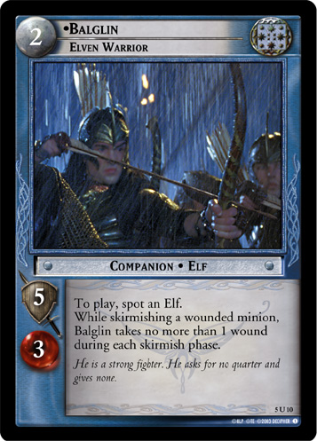 Balglin, Elven Warrior (5U10)