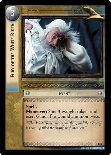 Fury of the White Rider (5R18)