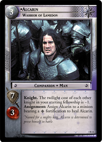 Alcarin, Warrior of Lamedon (5R31)