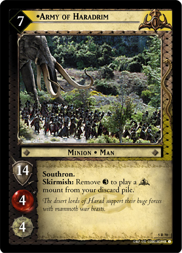 Army of Haradrim (5R70)
