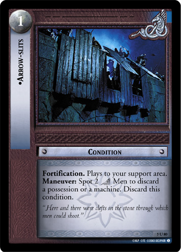 Arrow-slits (5U80)