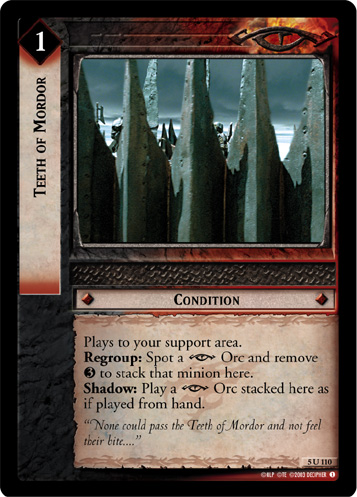 Teeth of Mordor (5U110)