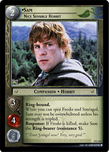 Sam, Nice Sensible Hobbit (5U115)