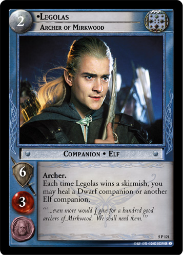 Legolas, Archer of Mirkwood (5P121)